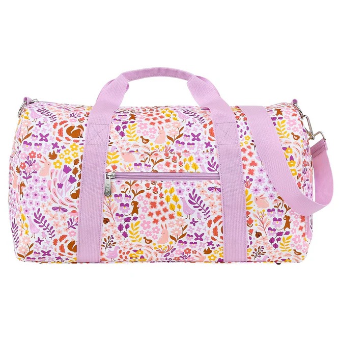 imgi_132_TBFGMU14-LR-1-Travel-bag-Flower-garden Bolsa de viaje flores- A little Lovely Company - Imagen 1