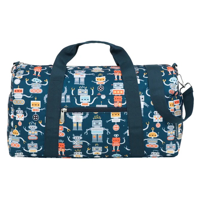 imgi_132_TBROBU17-LR-1-Travel-bag-Robots Bolsa de viaje robots- A little Lovely Company - Imagen 1