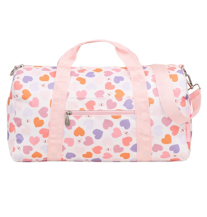 imgi_133_TBHEMU15-LR-1-Travel-bag-Hearts Bolsa de viaje corazón- A Little Lovely Company - Imagen 1