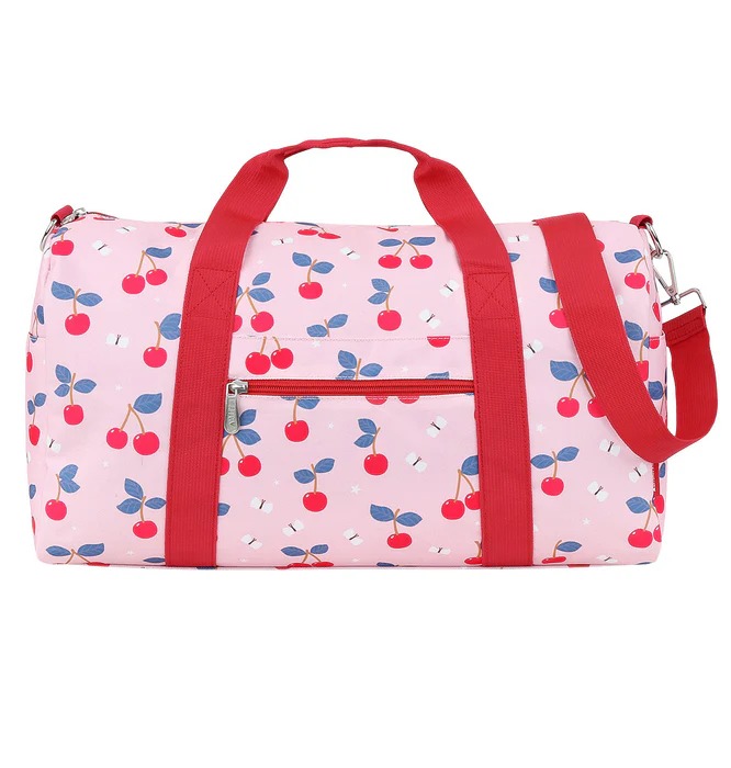imgi_136_TBCHPI13-LR-1-Travel-bag-Cherries Bolsa de viaje cerezas- A little Lovely Company - Imagen 1