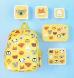 Mochila infantil  con bolsillo térmico animales - A Little Lovely Company - Imagen 3