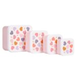Set de 4 cajitas para alimentos Corazón - A little Lovely Company - Imagen 5