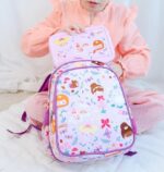 Mochila infantil  con bolsillo térmico princesas - A Little Lovely Company - Imagen 3