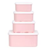 Set de 4 cajitas para alimentos Corazón - A little Lovely Company - Imagen 6
