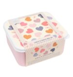Set de 4 cajitas para alimentos Corazón - A little Lovely Company - Imagen 7