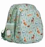 Mochila infantil  con bolsillo térmico zorro - A Little Lovely Company