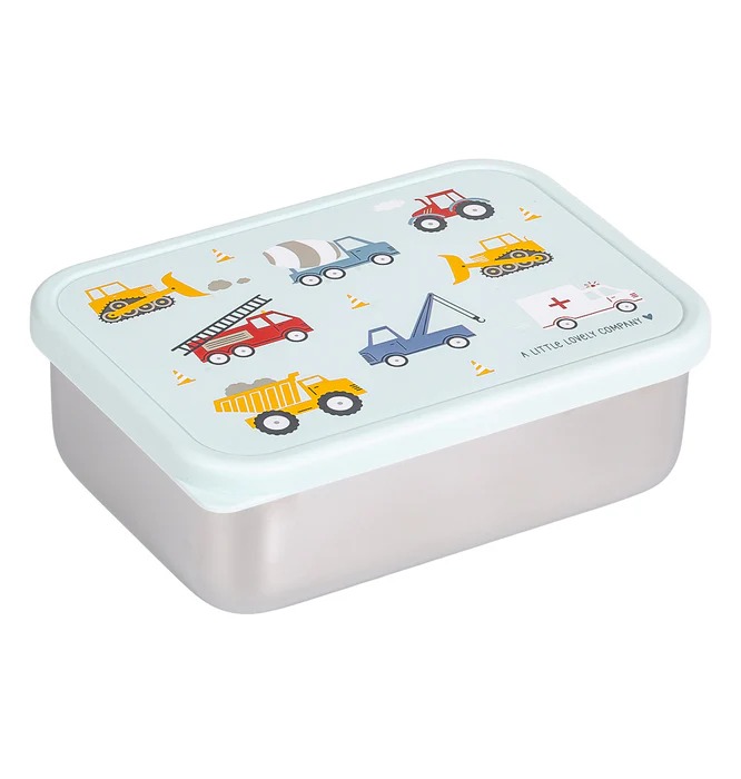 imgi_25_LBSSVE55-LR-2-Stainless-steel-lunch-box-Vehicles Fiambrera para alimentos acero vehículos - A little Lovely Company - Imagen 1