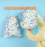 Mochila infantil  con bolsillo térmico jungla - A Little Lovely Company - Imagen 3