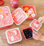 Set de 4 cajitas para alimentos Fun - A little Lovely Company - Imagen 2