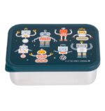 Fiambrera para alimentos acero robots - A little Lovely Company - Imagen 5