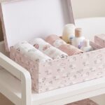 Pack de 6 Cajas de Cartón para Almacenaje Ovejitas Rosado - Imagen 3