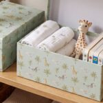 Pack de 6 Cajas de Cartón para Almacenaje Safari Verde - Imagen 3