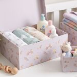 Pack de 6 Cajas de Cartón para Almacenaje Unicornios Rosado - Imagen 3