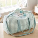 Bolsa maternal Vichy Verde Agua