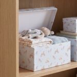 Pack de 6 Cajas de Cartón para Almacenaje Unicornios Azulado - Imagen 3