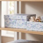 Pack de 6 Cajas de Cartón para Almacenaje Butterflies Rosa - Imagen 2
