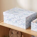 Pack de 6 Cajas de Cartón para Almacenaje Butterflies Rosa - Imagen 5
