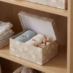 Pack de 6 Cajas de Cartón para Almacenaje Flores Verde - Imagen 3