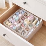 Organizador con 24 departamentos vichy beige - Imagen 2