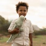 Cocodrilo peluche safari friends-Little Dutch - Imagen 3