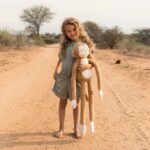 Peluche mono XL safari friends-Little Dutch - Imagen 2