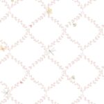 Papel pintado infantil mariposas y abejas rosa