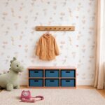 Papel pintado infantil aventura en globo rosa - Imagen 2