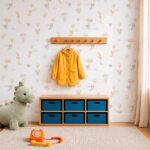 Papel pintado infantil aventura en globo gris - Imagen 2