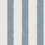 Papel pintado infantil rayas anchas azul marino